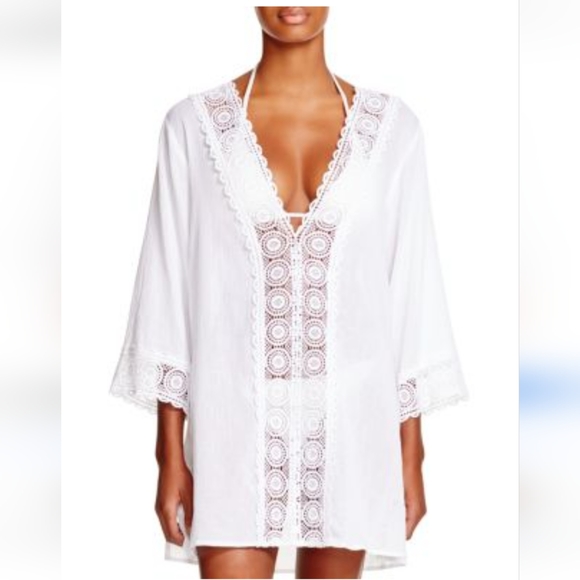 LA BLANCA Coverup, White L - Picture 2 of 14